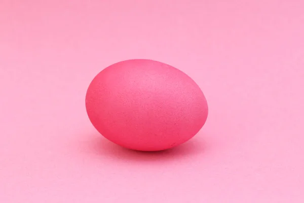 Easter Eggs Pink Color Pink Background Happy Easter — Stock Photo, Image