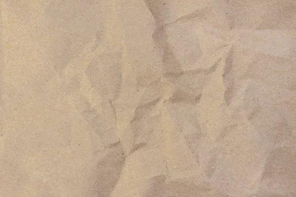 Papier Artisanal Papier Artisanal Froissé Beige Texture Fond — Photo