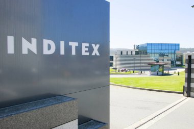 10 Ağustos 2011 'de Arteixo, La Coruna' daki Inditex moda tekstil grubunun merkezi.