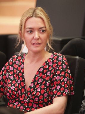 Arteixo (A Coruna), İspanya. 16 Temmuz 2019. Marta Ortega, 16 Temmuz 2019 'da Inditex hissedarlarının genel toplantısında