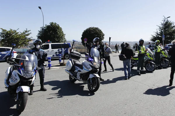 Coruña España Los Trabajadores Sanitarios Que Enfrentan Nueva Crisis Del — Foto de Stock