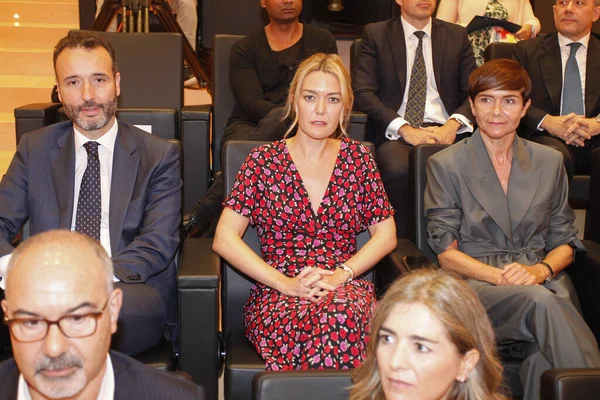 Arteixo (A Coruna), İspanya. 16 Temmuz 2019. Marta Ortega, 16 Temmuz 2019 'da Inditex hissedarlarının genel toplantısında