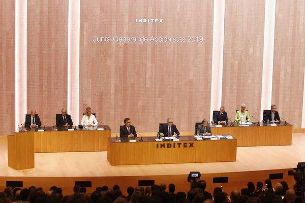 Arteixo Coruna Espanha Julho 2019 Assembleia Geral Dos Acionistas Inditex — Fotografia de Stock