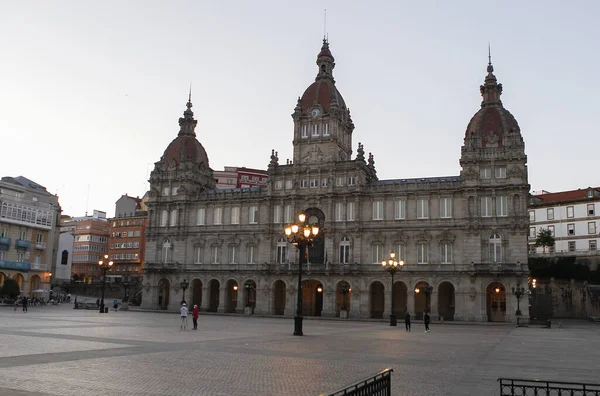 Coruna Town Hall Gelegen Aan Maria Pita Square Galicië Spanje — Stockfoto