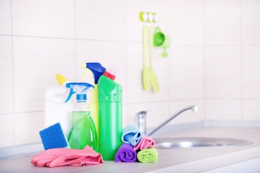 Mutfak temizlik konsepti