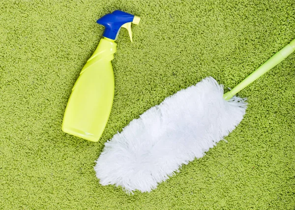 Narzędzia do czyszczenia na dywanie — Zdjęcie stockowe