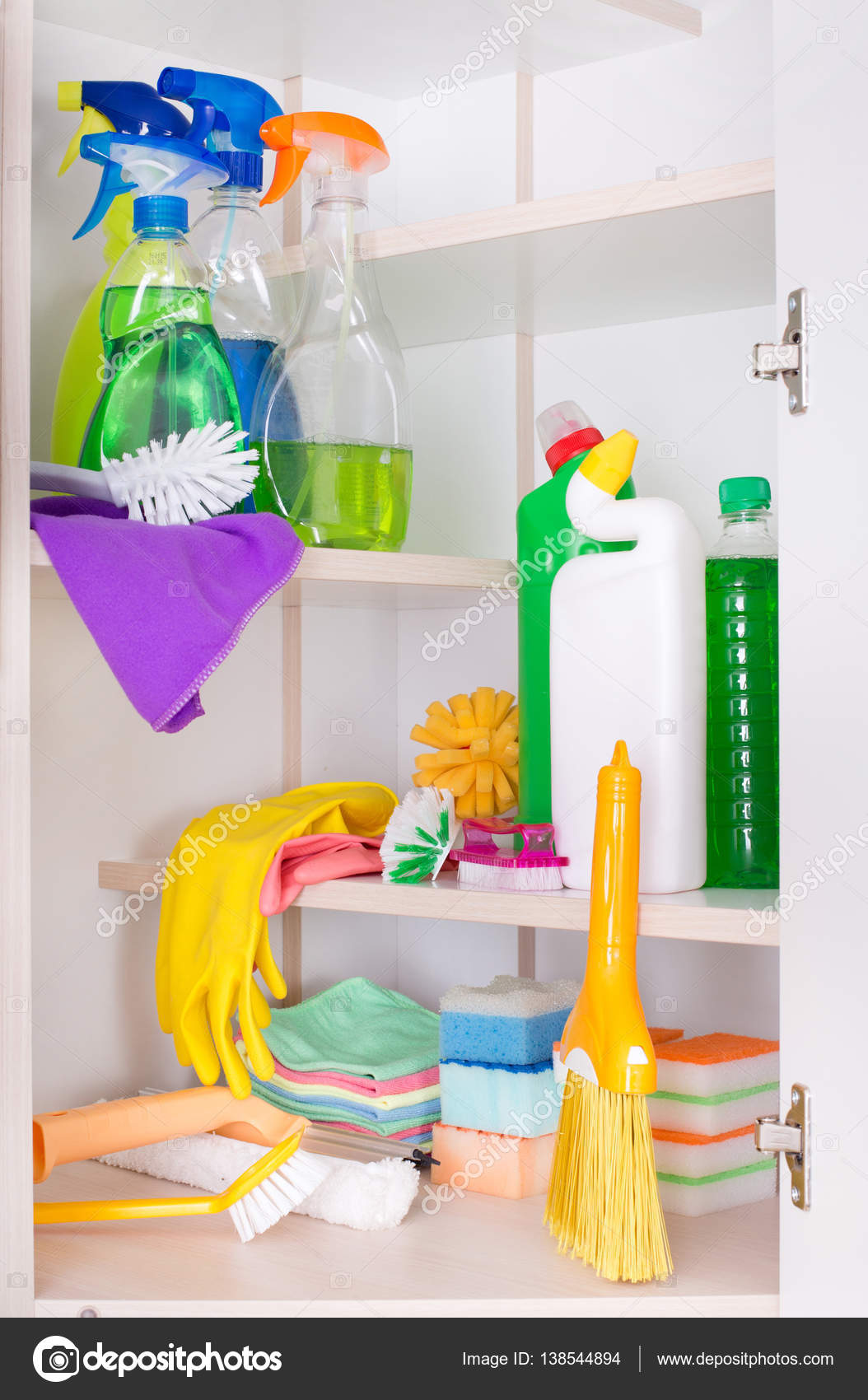 cleaning supplies and products