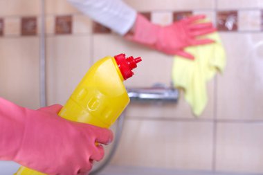 banyo temizlik konsepti