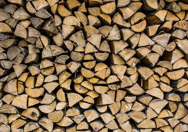 Accatastati sfondo legna da ardere — Foto Stock