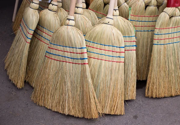 Brooms on sale — Stock Photo, Image