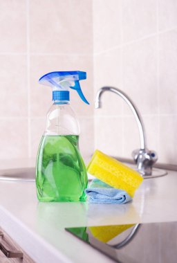 Mutfak temizlik konsepti