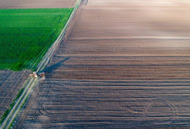 Traktör üzücü toprak