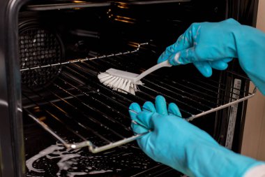 Temizleme fırçası ile görüş Ovn