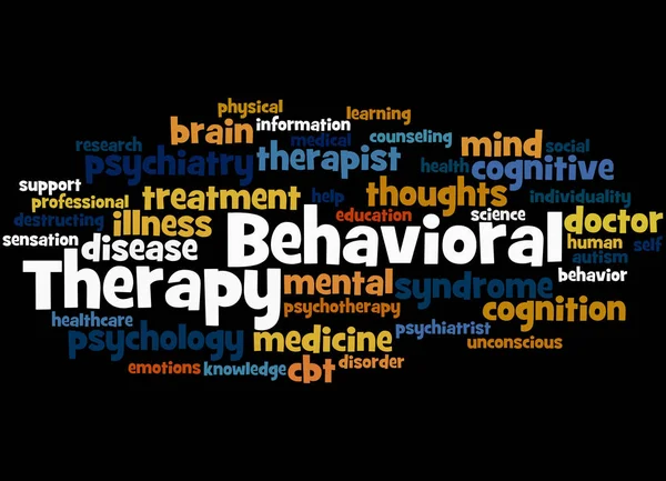 Behavioral Therapy, word cloud concept 6 — Stock Photo, Image