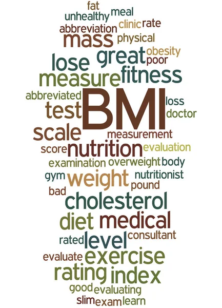 Bmi, 단어 클라우드 개념 2 — 스톡 사진