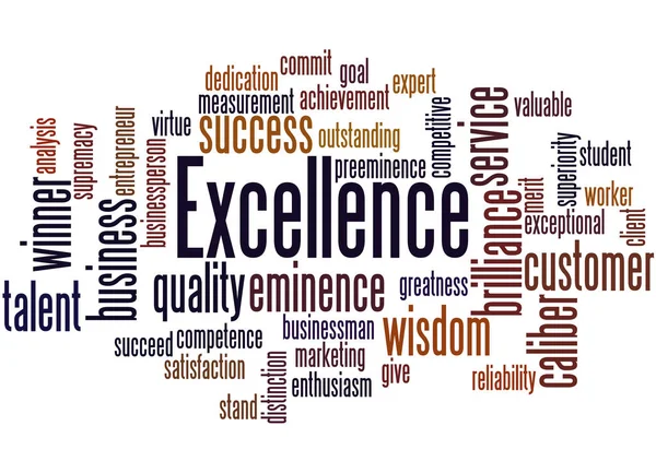 Excellence, word cloud concept 2 — Stock Photo, Image