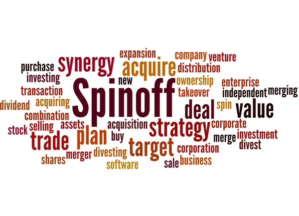 Spinoff, word cloud concept 6 — Stock Photo, Image