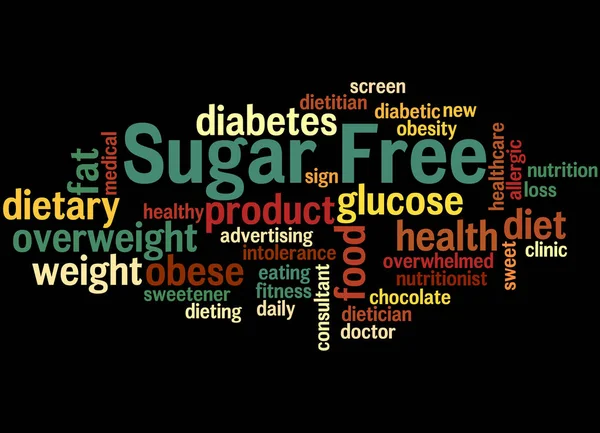 Sugar Free, word cloud concept 2