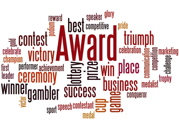 Award, word cloud konceptet 8 — Stockfoto