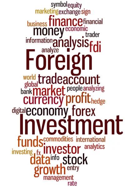 stock image Foreign Investment, word cloud concept 3