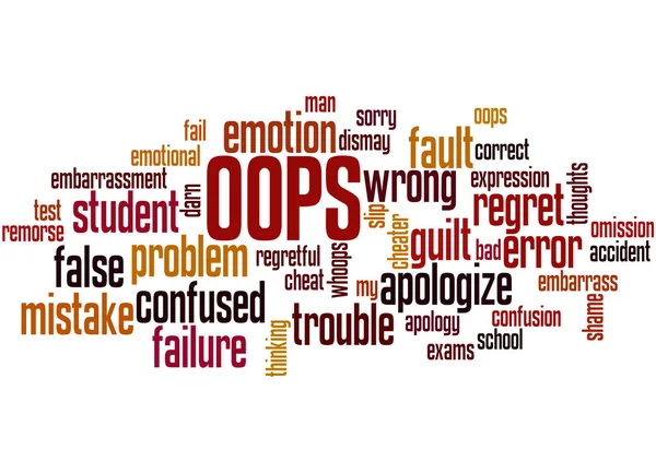 OOPS, concetto di word cloud 3 — Foto Stock