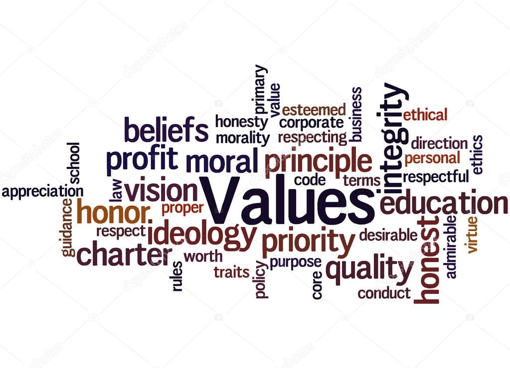 Values, word cloud concept 4 — Stock Photo © kataklinger #135431306