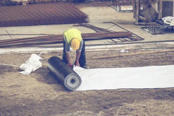 Membrane imperméable bitumineuse pour imperméabiliser et protéger — Photo