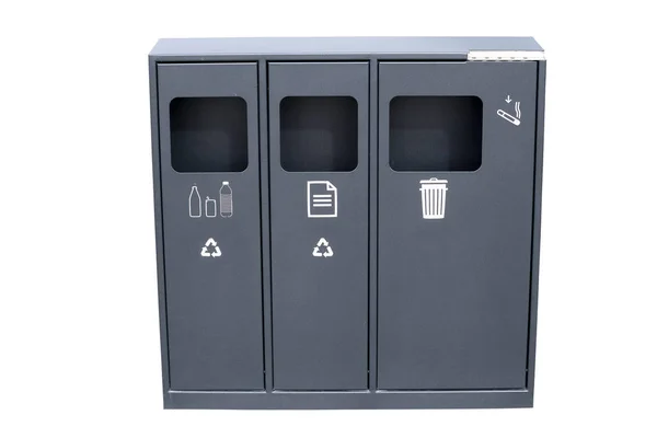 Recycle and garbage bins — Stock Photo, Image