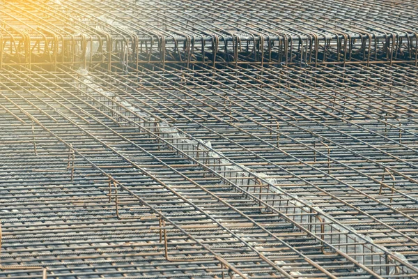 Refuerzo del fondo de barras de refuerzo 2 — Foto de Stock