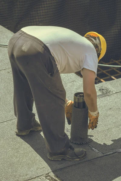 Yalıtım boru 6 çevresinde — Stok fotoğraf