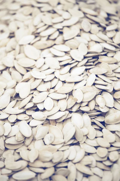 Pile of roasted and salted pumpkin seeds 2 — Stock Photo, Image