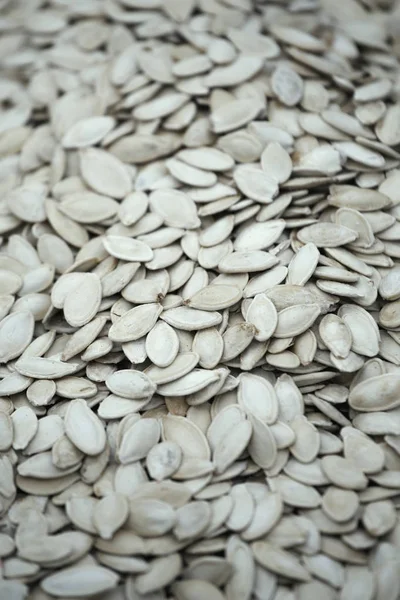 Pile of roasted and salted pumpkin seeds 3 — Stock Photo, Image