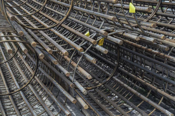 Reinforcement rebar cages 4 — Stock Photo, Image