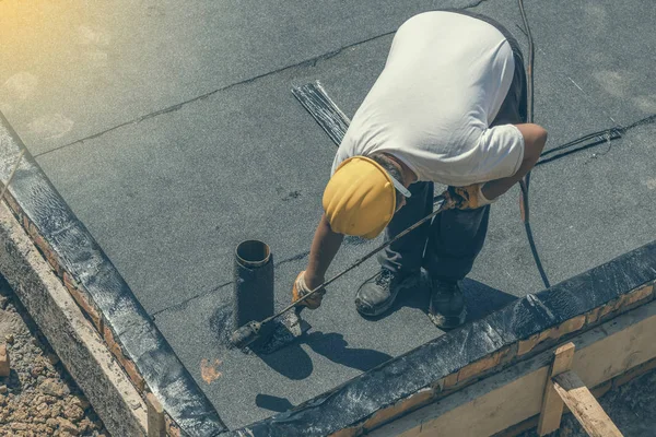 Instalación de instalación de tuberías — Foto de Stock