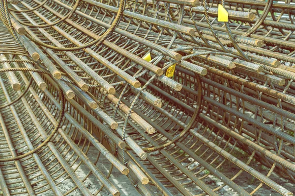 Reinforcement rebar cages 5 — Stock Photo, Image