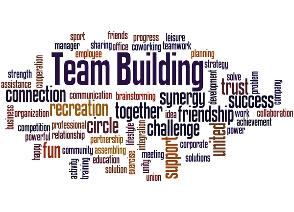 Team building, word cloud concept 2 — Stock Photo, Image