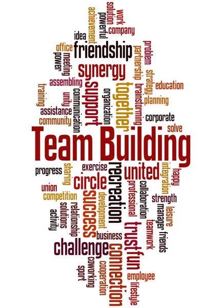 Team building, word cloud concept 4 — Stock Photo, Image
