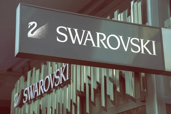 Swarovski signo de la tienda 3 — Foto de Stock