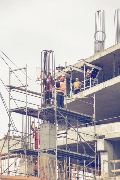 Betongpelare under konstruktion 2 — Stockfoto