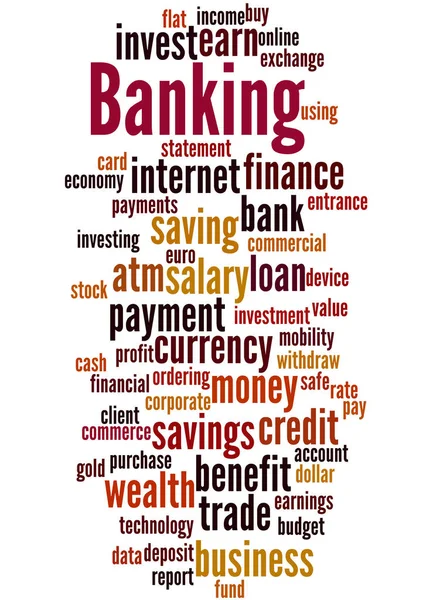 Banking, word cloud concept 5 — Stockfoto