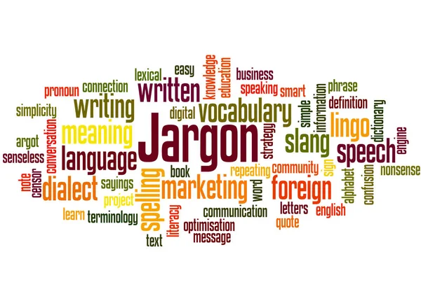 Jargon, concetto di nuvola di parole 4 — Foto Stock