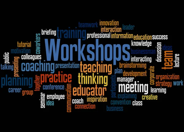 Workshop, concetto di word cloud 6 — Foto Stock