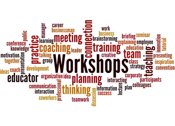 Workshop, concetto di word cloud 8 — Foto Stock