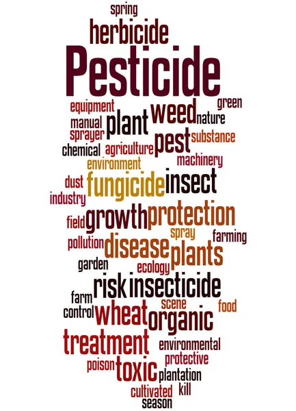 Pesticida, concetto di nube di parole — Foto Stock