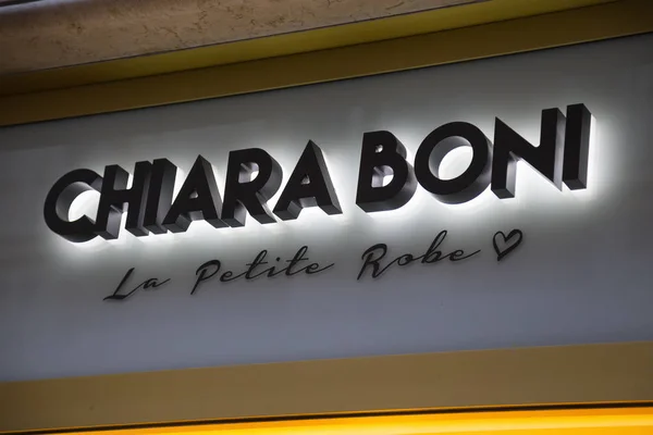 Chiara Boni mağazasının logosu — Stok fotoğraf