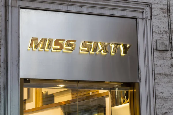 Logotipo da loja Miss Sixty — Fotografia de Stock