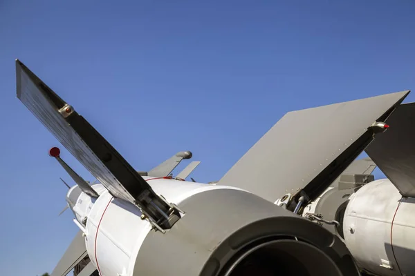 Luftabwehr, Boden-Luft-Rakete am Boden — Stockfoto