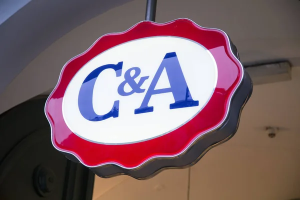 Signo de tienda de C & A — Foto de Stock