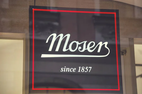 Señal de tienda Moser 2 — Foto de Stock