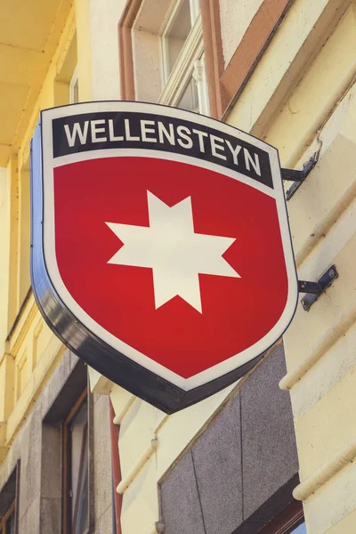 Wellensteyn store sign — Stock Photo, Image